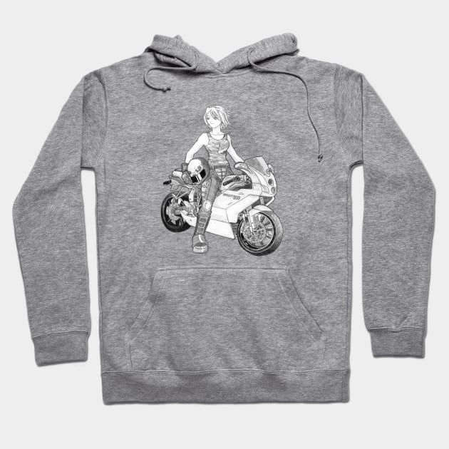 akira ducati Hoodie by rodgergise